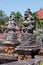 Balinese Hindu statues in Klungkung Palace, Semarapura