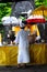 Balinese priest performing a ritual