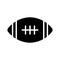 Ball American football oval icon vector American football symbol