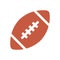 Ball American football oval icon vector American football symbol