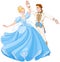 The Ball Dance of Cinderella and Prince