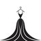 Ball gown black