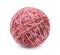 Ball of multi color acrylic hand knitting yarn