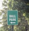 Ball Park, Football, Softball, Soccer or Baseball Sports Field