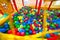 Ball pool in the playroom