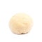 Ball of raw dough isolated