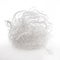 Ball of tangled rope on white background.