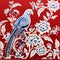 BALLAD CHINESE FLORAL PATTERN CHINOISERIE STYLE WALL ART