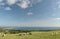 Ballard Down above Swanage Bay in Dorset