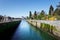 Ballard locks open upstream