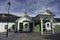 Ballater Railway Station on a sunny day