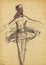 Ballerina, drawing 14