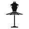 Ballerina dress icon simple vector. Princess ballet dress