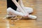 Ballerina having pain in ankle