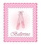 Ballerina pink card
