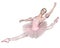 Ballerina in Pink Tutu - Grand JetÃ©