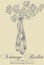 Ballerina Pointe shoes on a branch with flowers.