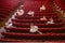 Ballerinas sitting in the empty auditorium theater