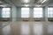 ballet barre in empty dance studio