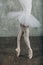 Ballet in beautiful style. Modern ballet. Ballerina dancer