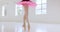 Ballet, creative dance and woman ballerina in dancing academy studio learning artistic movement steps for ballerina