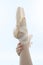 Ballet Dancer\'s Hand with Leg and Slipper