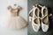 Ballet Outfit With Ballet Shoes Outfit. Generative AI