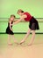 Ballet Teacher with Girl Dance Student