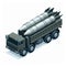 Ballistic missile launcher truck, illustration in the form of an isometric object isolated on a white background 3