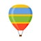 Ballon aerostat transport vector.