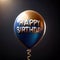 Ballon with Happy Birthday wordings as a celebration greeting message