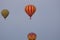 , Balloon aerostat, in the sky over the city, Nizhny Novgorod 800. Aerostat and aeronautics.