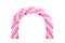 Balloon Archway door Pink and white, Arches wedding, Balloon Festival design decoration elements with arch floral design isolated