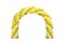 Balloon Archway door Yellow Gold and white, Arches wedding, Balloon Festival design decoration elements with arch floral design is