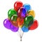 Balloon bunch happy birthday party balloons decoration glossy