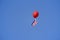 Balloon carries aloft a Union Jack flag from Windsor Castle after the Royal Wedding