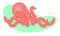 Balloon cartoon Octopus