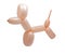 balloon model of dog isolated on the white