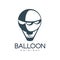 Balloon original, design element for corporate brand identity, summer holidays, festival, travel, tourism vector