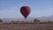 Balloon over Atacama desert in Chile