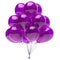 Balloon purple birthday party decoration glossy balloons violet