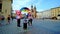 Balloon stall on Main Square, Krakow, Poland