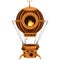 A balloon in the steampunk style. Vector illustration on a white background