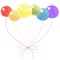 Balloon watercolor rainbow lgbt, gays, lesbians