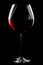 Balloon wineglass for rich red wines