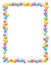 Balloons border / frame