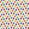 balloons and confetti background seamless