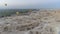 Balloons fly over the Valley of the Kings in Luxor.