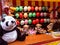 Balloons games shooting colorful color panda toy