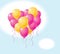 Balloons heart